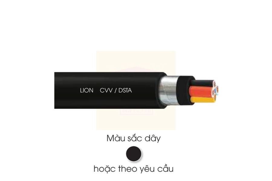 Cáp Điện Lực Hạ Thế Có Giáp Bảo Vệ CVV/DSTA - 0.6/1kV - TCVN 5935 (3 Lõi Pha + 1 Lõi Trung Tính, Ruột Đồng, Cách Điện PVC, Giáp Băng Thép Bảo Vệ, Vỏ Bọc PVC)